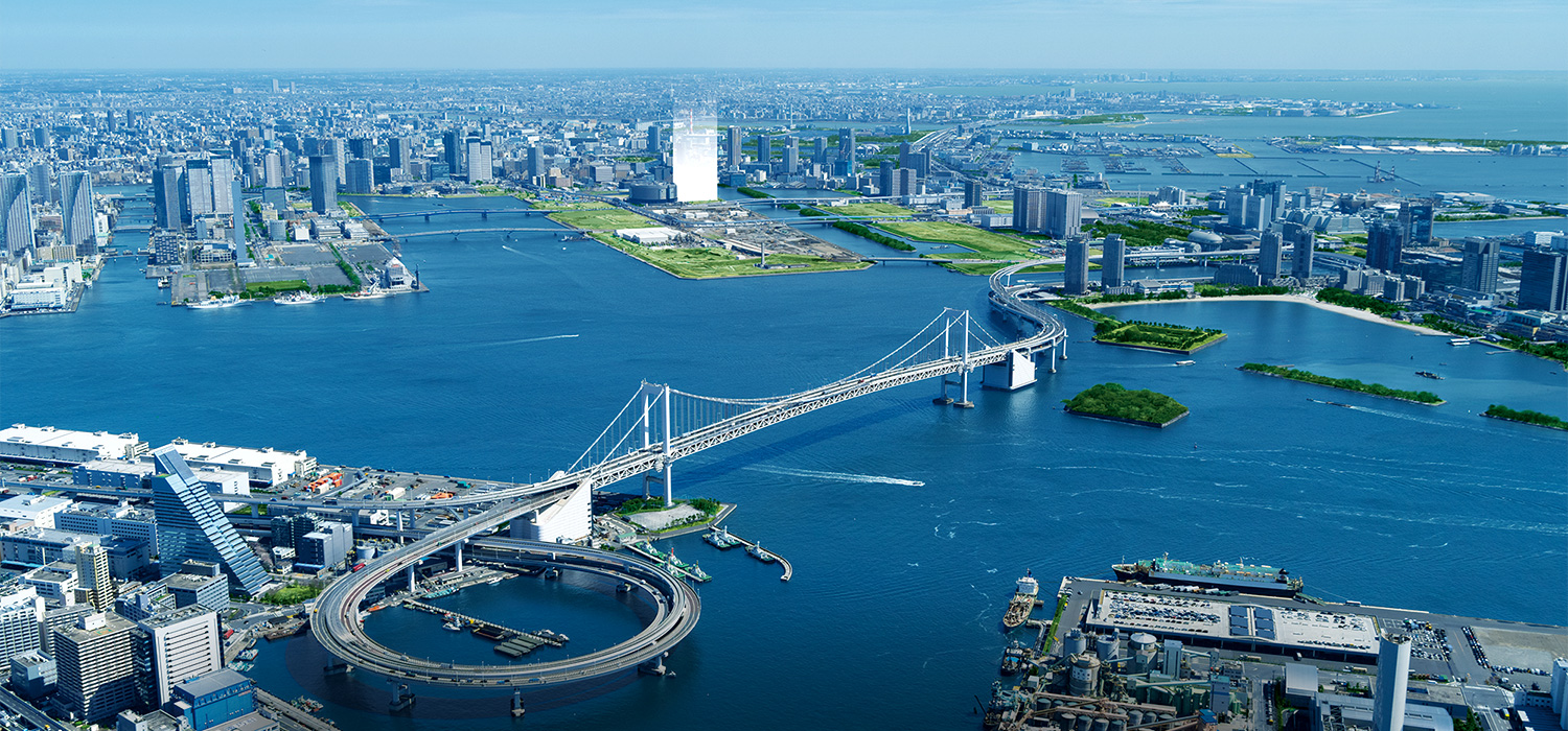 東京湾岸エリア空撮