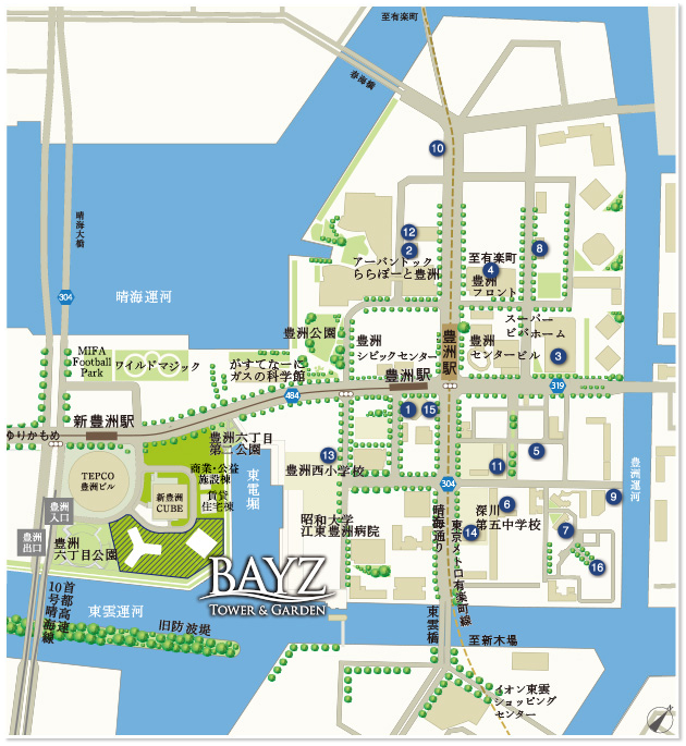 教育施設 MAP