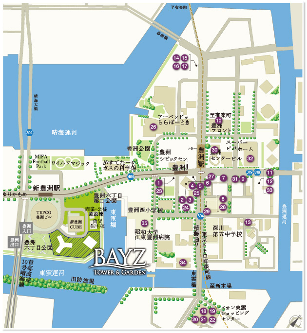 医療施設 MAP