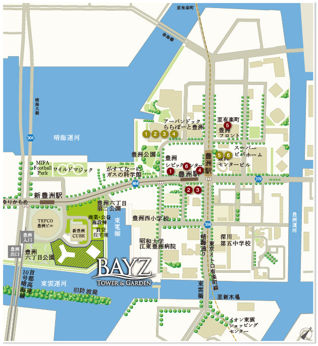 公共施設・金融機関 MAP