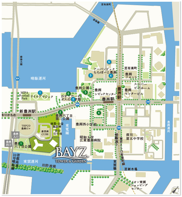 公園・スポーツ・レジャー施設 MAP